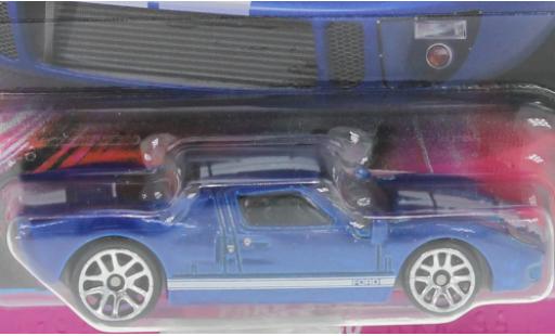 Modellautos Ford GT40 1/64 Hot Wheels metallise bleu/blanche rapide & Furious Ford GT40 1/64 Hot Wheels metallise bleu/blanche rapide & Furious modellautos
