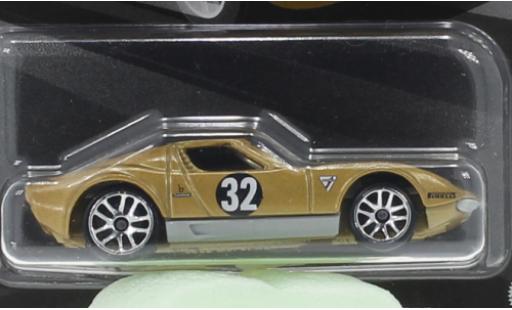 Lamborghini Miura 1/64 Hot Wheels SV gold 1971 1:64 modellautos