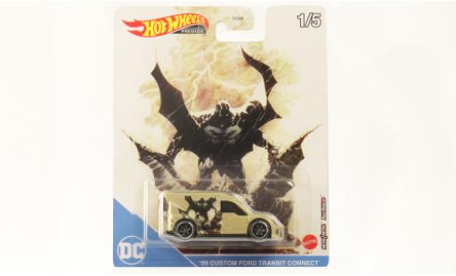Modellautos Ford Transit 1/64 Hot Wheels Premium Connect Douane beige Batman Ford Transit 1/64 Hot Wheels Premium Connect Douane beige Batman modellautos