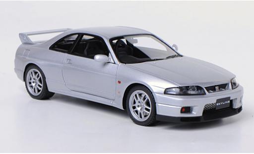Modellautos Nissan Skyline 1/43 HPI MIrage GT-R V-Spec (R33) silber RHD 1995 Nissan Skyline 1/43 HPI MIrage GT-R V-Spec (R33) silber RHD 1995 modellautos
