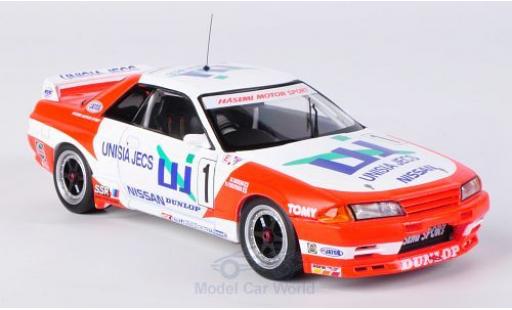 Modellautos Nissan Skyline 1/43 HPI GT-R (R32) No.1 Unisia Jecs JTC Suzuka 1993 M.Hasemi/H.Fukuyama Nissan Skyline 1/43 HPI GT-R (R32) No.1 Unisia Jecs JTC Suzuka 1993 M.Hasemi/H.Fukuyama modellautos
