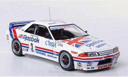 Modellautos Nissan Skyline 1/43 HPI GT-R (R32) No.3 Hasemi Motor Sport Reebok JTCC Tukuba 1991 M.Hasemi/A.Olofsson Nissan Skyline 1/43 HPI GT-R (R32) No.3 Hasemi Motor Sport Reebok JTCC Tukuba 1991 M.Hasemi/A.Olofsson modellautos