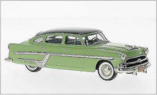 Hudson Hornet 4-Door Sedan 1/43 Brooklin gr&Atilde;&frac14;n/mettalic gr&Atilde;&frac14;n 1954 modellautos