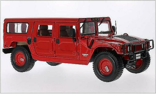 Hummer H1 Base 1/18 Maisto 4-Door Wagon rot modellautos