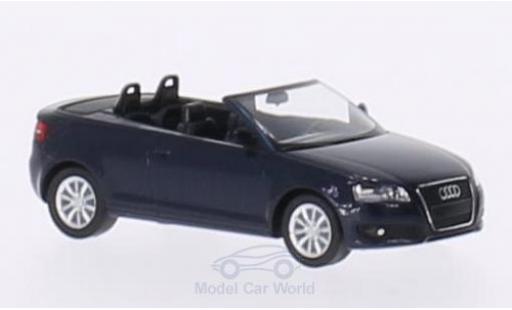Modellautos Audi A3 1/87 Herpa Cabriolet (8P) mettalic blau 2008 schwarzes Interieur Audi A3 1/87 Herpa Cabriolet (8P) mettalic blau 2008 schwarzes Interieur modellautos