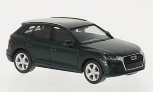 Audi Q5 1/87 Herpa mettalic grün modellautos