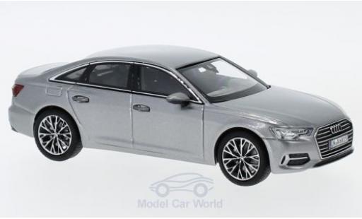 Audi A6 1/43 iScale Limousine mettalic grau 2018 modellautos