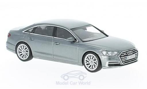 Audi A8 1/43 iScale L mettalic grau 2017 modellautos