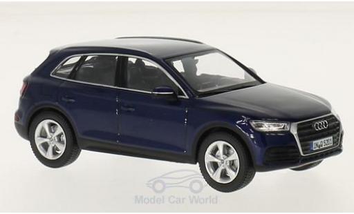 Audi Q5 1/43 iScale blau 2016 modellautos
