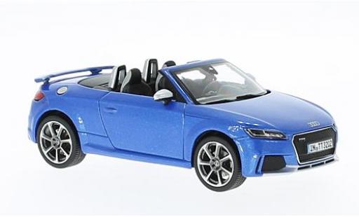 Audi TT 1/43 iScale RS Roadster mettalic blau 2017 modellautos