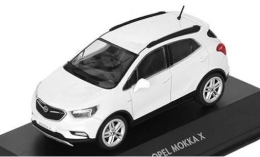 Opel Mokka 1/43 iScale X Turbo mettalic weiss modellautos