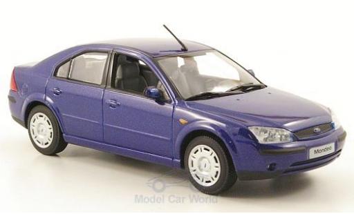 Modellautos Ford Mondeo 2001 1/43 Minichamps MKIII mettalic blau 2001 Stufenheck Ford Mondeo 2001 1/43 Minichamps MKIII mettalic blau 2001 Stufenheck modellautos