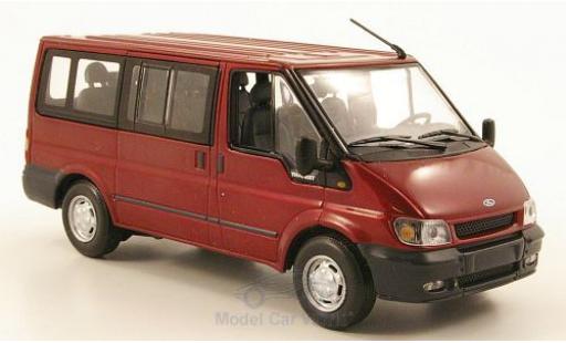 Modellautos Ford Transit 1/43 Minichamps Bus Tourneo mettalic rot 2000 ohne Vitrine Ford Transit 1/43 Minichamps Bus Tourneo mettalic rot 2000 ohne Vitrine modellautos
