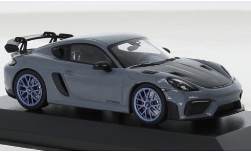 Modellautos Porsche Cayman GT4 1/43 Minichamps RS gris 2022 Porsche Cayman GT4 1/43 Minichamps RS gris 2022 modellautos