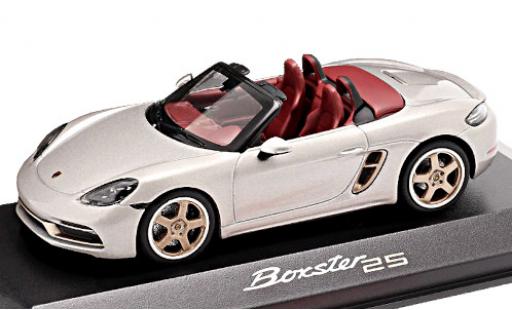 Modellautos Porsche Boxster 1/43 Minichamps 718 25 (982) mettalic grau 2021 25 années Porsche Boxster 1/43 Minichamps 718 25 (982) mettalic grau 2021 25 années modellautos