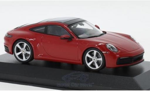 Modellautos Porsche 992 S 1/43 Minichamps 911 () Carrera S rot 2019 Porsche 992 S 1/43 Minichamps 911 () Carrera S rot 2019 modellautos