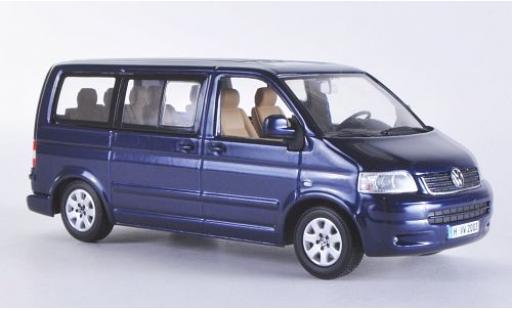 Modellautos Volkswagen T5 1/43 Minichamps Multivan mettalic blau 2003 Volkswagen T5 1/43 Minichamps Multivan mettalic blau 2003 modellautos
