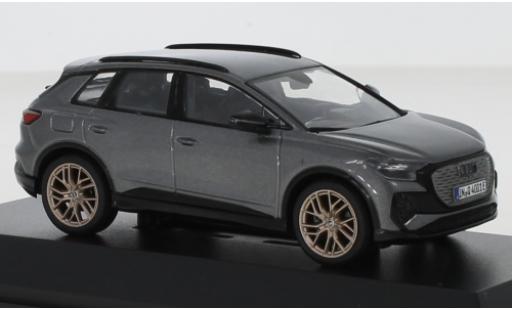 Audi Q4 1/43 Minimax e-tron mettalic grau 2021 modellautos
