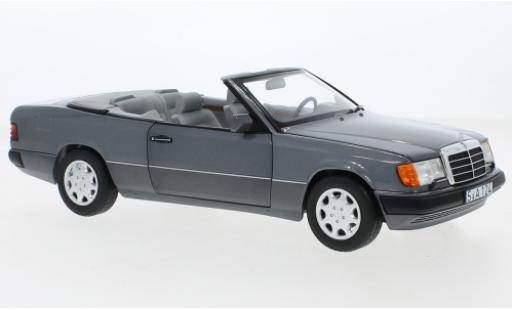 Mercedes 300 1/18 Norev CE-24 Cabriolet (A124) metallise grau 1991 modellautos