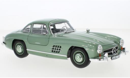Mercedes 300 1/18 Norev SL (W198) metallise la chaux 1954 modellautos