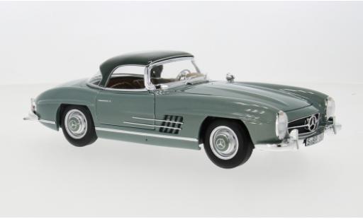 Mercedes 300 1/18 I Norev SL (W198 II) Roadster grün 1957 1:18 modellautos
