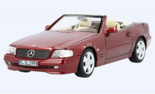 Modellautos Mercedes 500 1/18 Norev SL (R129) mettalic rot 1998 Mercedes 500 1/18 Norev SL (R129) mettalic rot 1998 modellautos