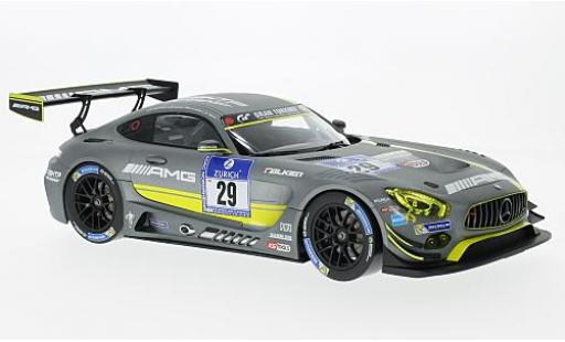 Mercedes AMG GT 1/18 Norev 3 No.29 AMG Team HTP Motorsport 24h Nürburgring C.Hohenadel/M.Seefried/R.van le Zande/C.Vietoris sans Vitrine modellautos