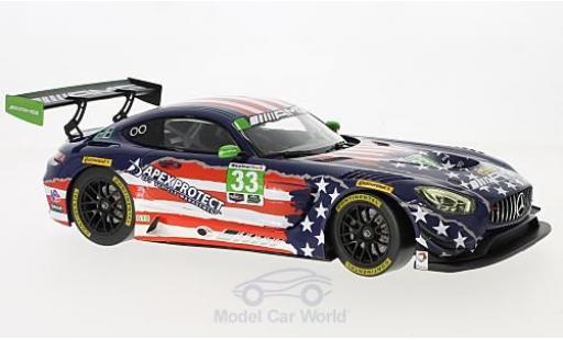 Modellautos Mercedes AMG GT 1/18 Norev 3 No.33 Team Riley Motorsports IMSA 6h Watkins Glen 2017 B.Keating/J.Bleekemolen Mercedes AMG GT 1/18 Norev 3 No.33 Team Riley Motorsports IMSA 6h Watkins Glen 2017 B.Keating/J.Bleekemolen modellautos