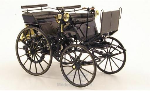 Mercedes Daimler 1/18 Norev Motorkutsche blau ohne Vitrine modellautos