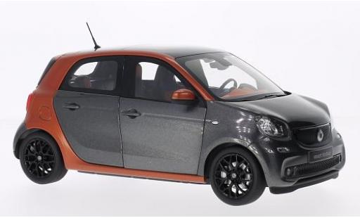 Modellautos Smart ForFour 1/18 Norev Forfour mettalic orange/mettalic grau 2014 Smart ForFour 1/18 Norev Forfour mettalic orange/mettalic grau 2014 modellautos