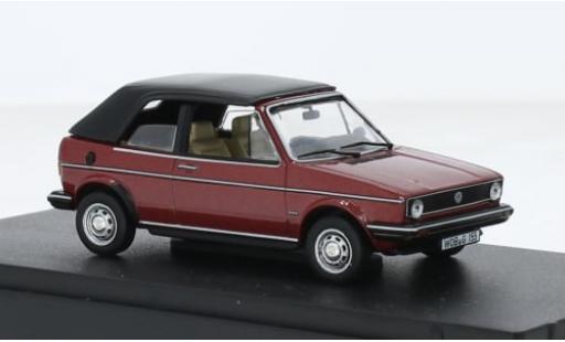 Volkswagen Golf 1/43 I Norev I Cabriolet metallise rot 1978 1:43 modellautos