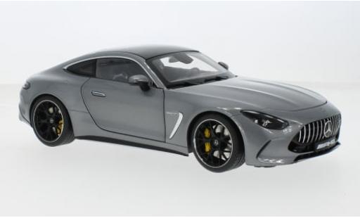 Mercedes AMG GT 1/18 I NZG 63 (C192) 4MATIC+ metallise grau 1:18 modellautos