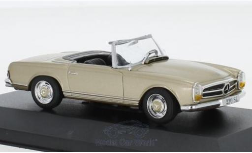 Modellautos Mercedes 230 1/43 Pct SL (W113) mettalic beige 1963 Mercedes 230 1/43 Pct SL (W113) mettalic beige 1963 modellautos