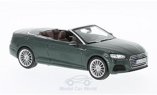 Modellautos Audi A5 1/43 Spark Cabriolet mettalic grün 2016 Audi A5 1/43 Spark Cabriolet mettalic grün 2016 modellautos