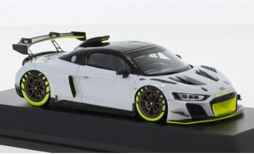 Audi R8 1/43 Spark LMS GT2 mettalic grau/schwarz 2020 véhicule de présentation modellautos
