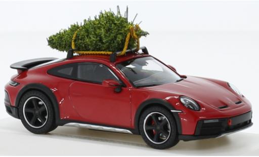 Modellautos Porsche 992 1/43 I Spark 911  Dakar rouge Christmas Edition 2023 Porsche 992 1/43 I Spark 911  Dakar rouge Christmas Edition 2023 modellautos