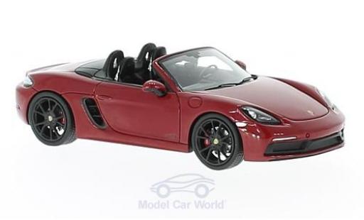 Modellautos Porsche Boxster 1/43 Spark 718 GTS rot Porsche Boxster 1/43 Spark 718 GTS rot modellautos