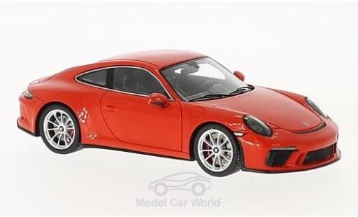 Modellautos Porsche 991 GT3 1/43 Spark 911 () GT3 Touring Package orange Porsche 991 GT3 1/43 Spark 911 () GT3 Touring Package orange modellautos