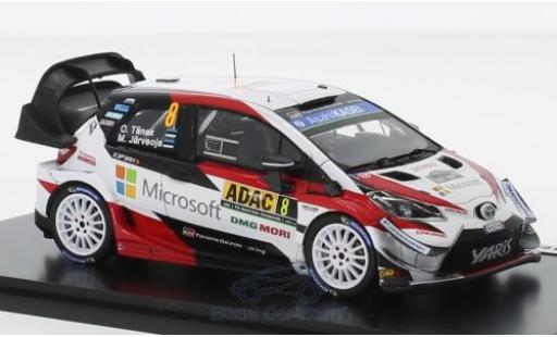 Modellautos Toyota Yaris 1/43 Spark WRC No.8 Gazoo Racing Rallye WM Rallye Deutschland 2018 O.Tänak/M.Jarveoja Toyota Yaris 1/43 Spark WRC No.8 Gazoo Racing Rallye WM Rallye Deutschland 2018 O.Tänak/M.Jarveoja modellautos