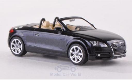 Modellautos Audi TT 1/87 Wiking Roadster (8J) mettalic schwarz 2007 Audi TT 1/87 Wiking Roadster (8J) mettalic schwarz 2007 modellautos
