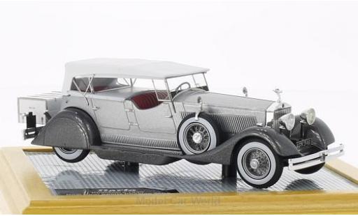 Modellautos Rolls Royce Phantom 1/43 Ilario II Dual Cowl Sports Phaeton Whittingham & Mitchel silber/mettalic grau 1930 sn25EX Rolls Royce Phantom 1/43 Ilario II Dual Cowl Sports Phaeton Whittingham & Mitchel silber/mettalic grau 1930 sn25EX modellautos