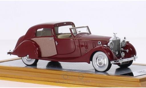 Modellautos Rolls Royce Phantom 1/43 Ilario III Sedanca de Ville Park Ward rot/Dekor RHD 1937 sn3CM61 Rolls Royce Phantom 1/43 Ilario III Sedanca de Ville Park Ward rot/Dekor RHD 1937 sn3CM61 modellautos