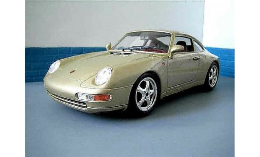 Porsche 911 Carrera 1/18 Burago champagne modellautos