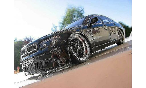 Bmw 745 E65 1/18 Kyosho i dub schwarz modellautos