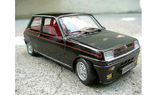 Renault 5 Alpine 1/18 Solido turbo schwarz modellautos