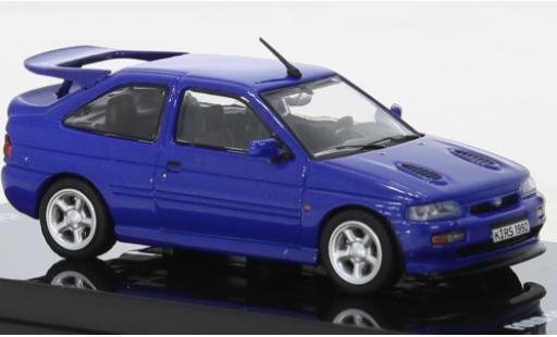 Ford Escort 1/64 INNO64 RS Cosworth metallise bleu 1992 modellautos