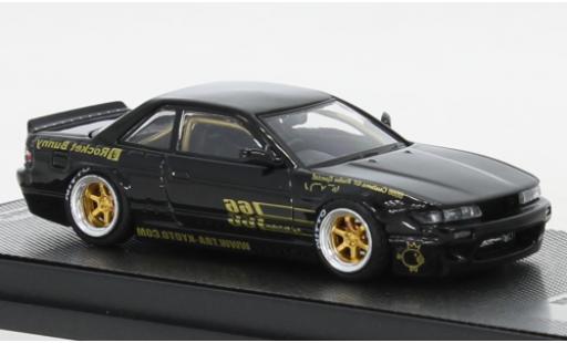 Nissan Silvia 1/64 INNO64 (S13) Pandem V1 schwarz/Dekor RHD modellautos