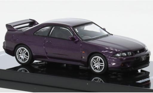 Modellautos Nissan Skyline 1/64 INNO64 GT-R (R33) metallise violett RHD Nissan Skyline 1/64 INNO64 GT-R (R33) metallise violett RHD modellautos