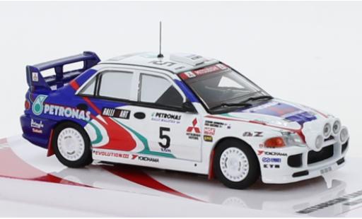 Mitsubishi Lancer 1/64 INNO64 Evo III No.5 RalliArt Petronas Rally Malaysia 1996 K.Shinozuka/F.Gocentas modellautos