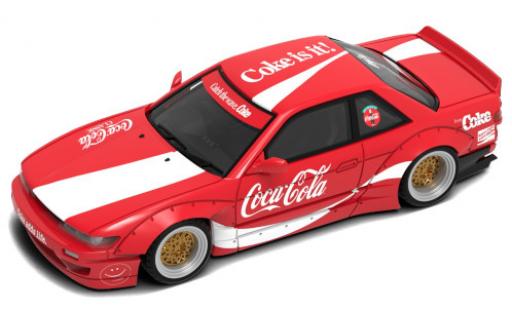 Nissan Silvia 1/64 INNO64 (S13) Rocket Bunny V2 RHD Coca-Cola modellautos